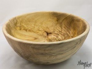 Figured Poplar bowl     